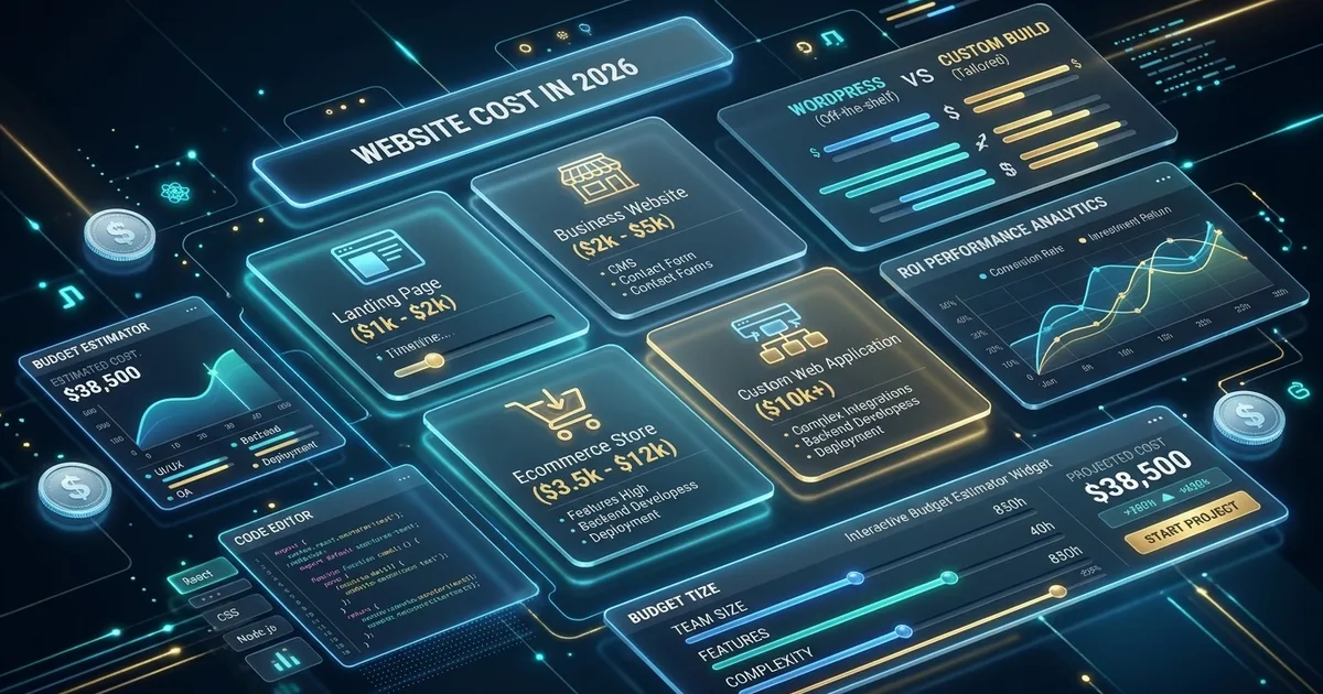 How Much Does a Website Cost in 2026?