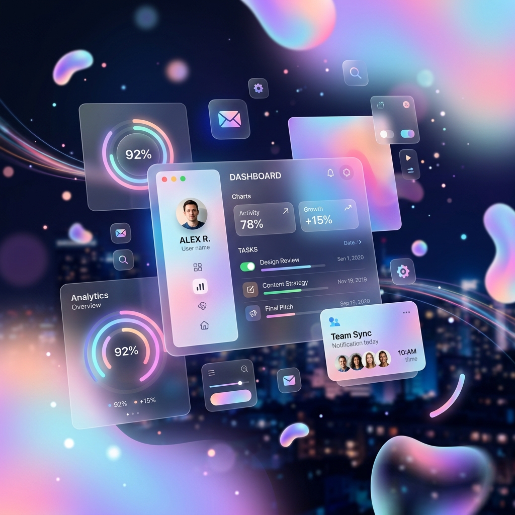 اتجاهات UI/UX الحديثة لتصميم مواقع عالية الأداء