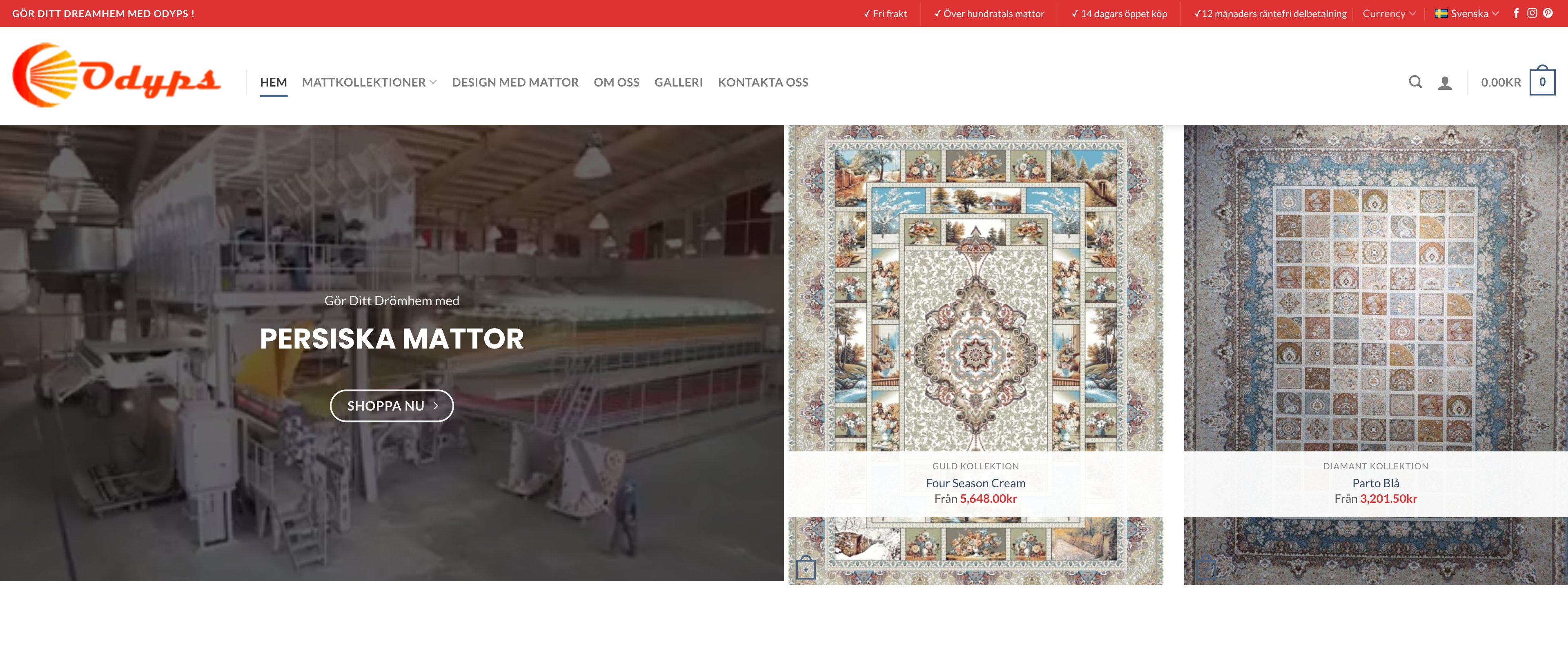 ODYPS – E-Commerce Platform for Luxury Persian Rugs in